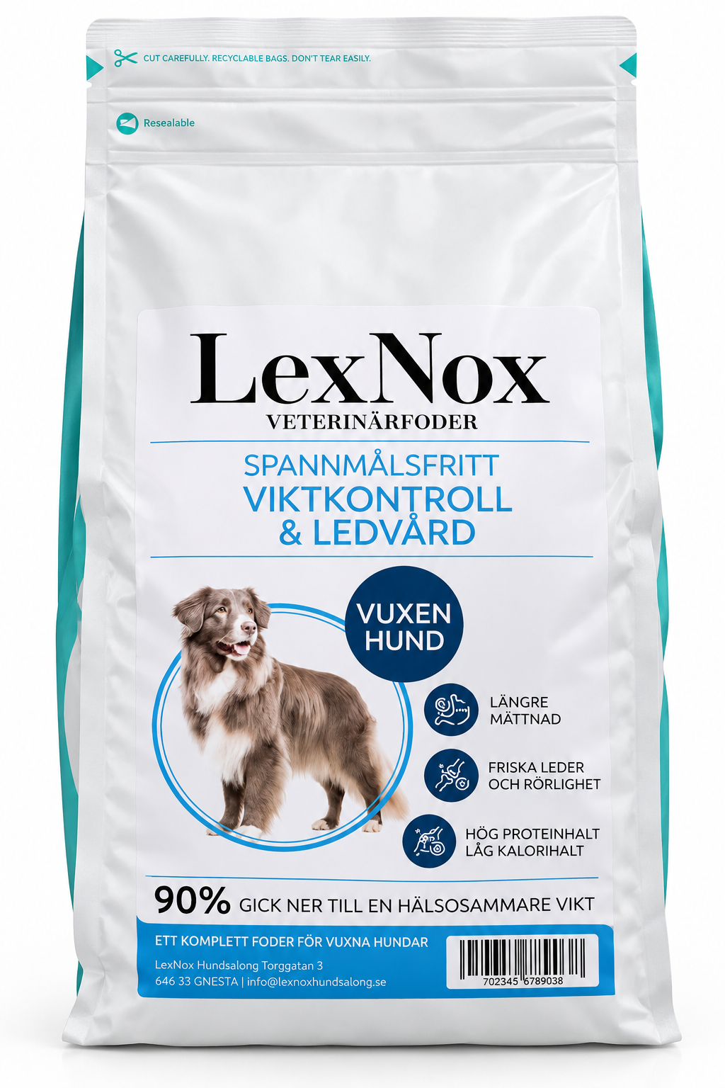 LexNox veterinärfoder Viktkontroll och Ledvård